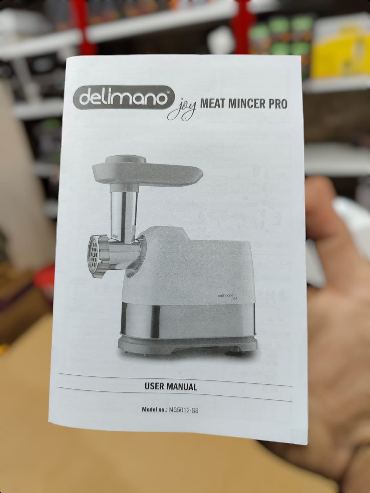 DELIMANO Switzerland 3-in-1 MEAT MINCER PRO