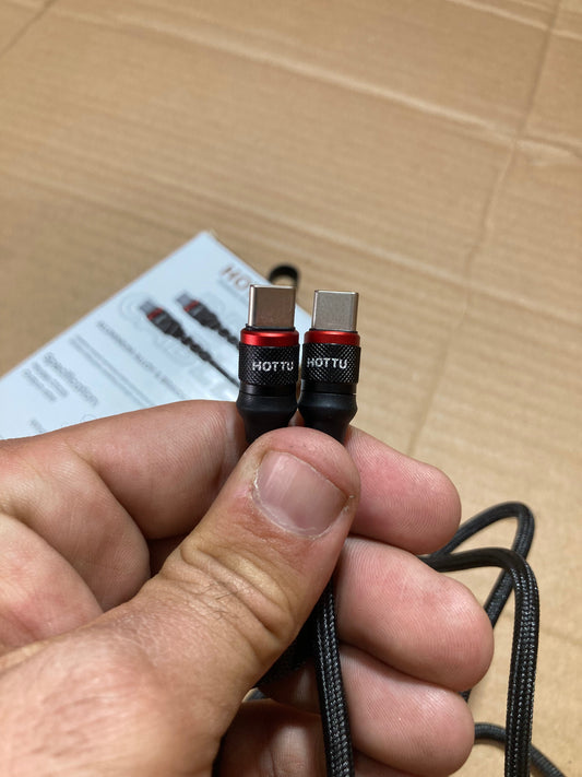 HUTTO 60W PD Fast Charging C-C Data Cable 1 Year Warranty