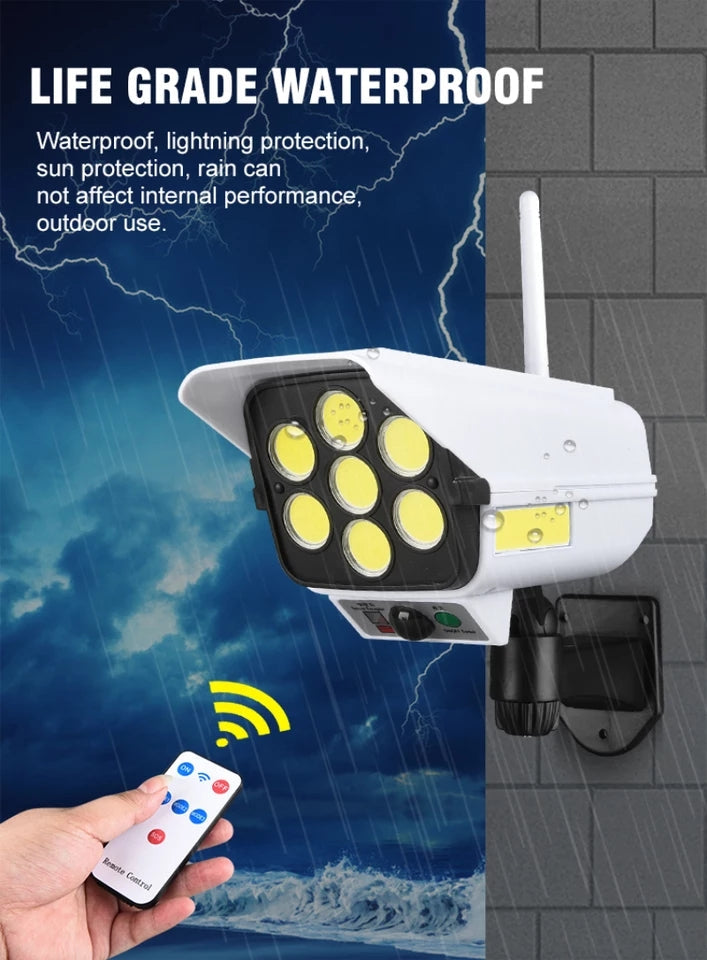 Solar Street Sun Rechargeable Led Light - Wall Lamp With Remote Control