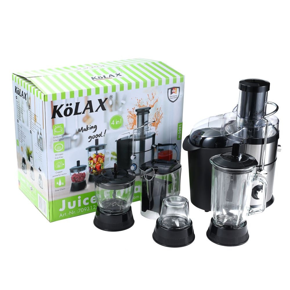 KoLAX Germany 4-in-1 Blender & Slow Juicer 1800W