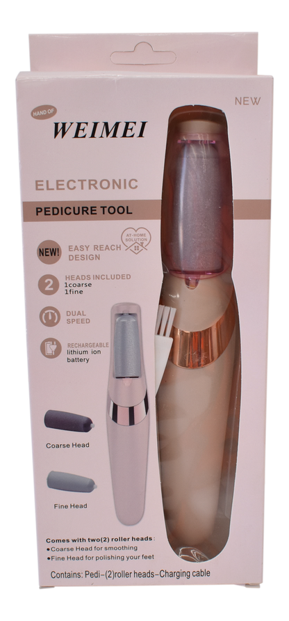 Pedi Electronic Pedicure Tool, File & Callous Remover