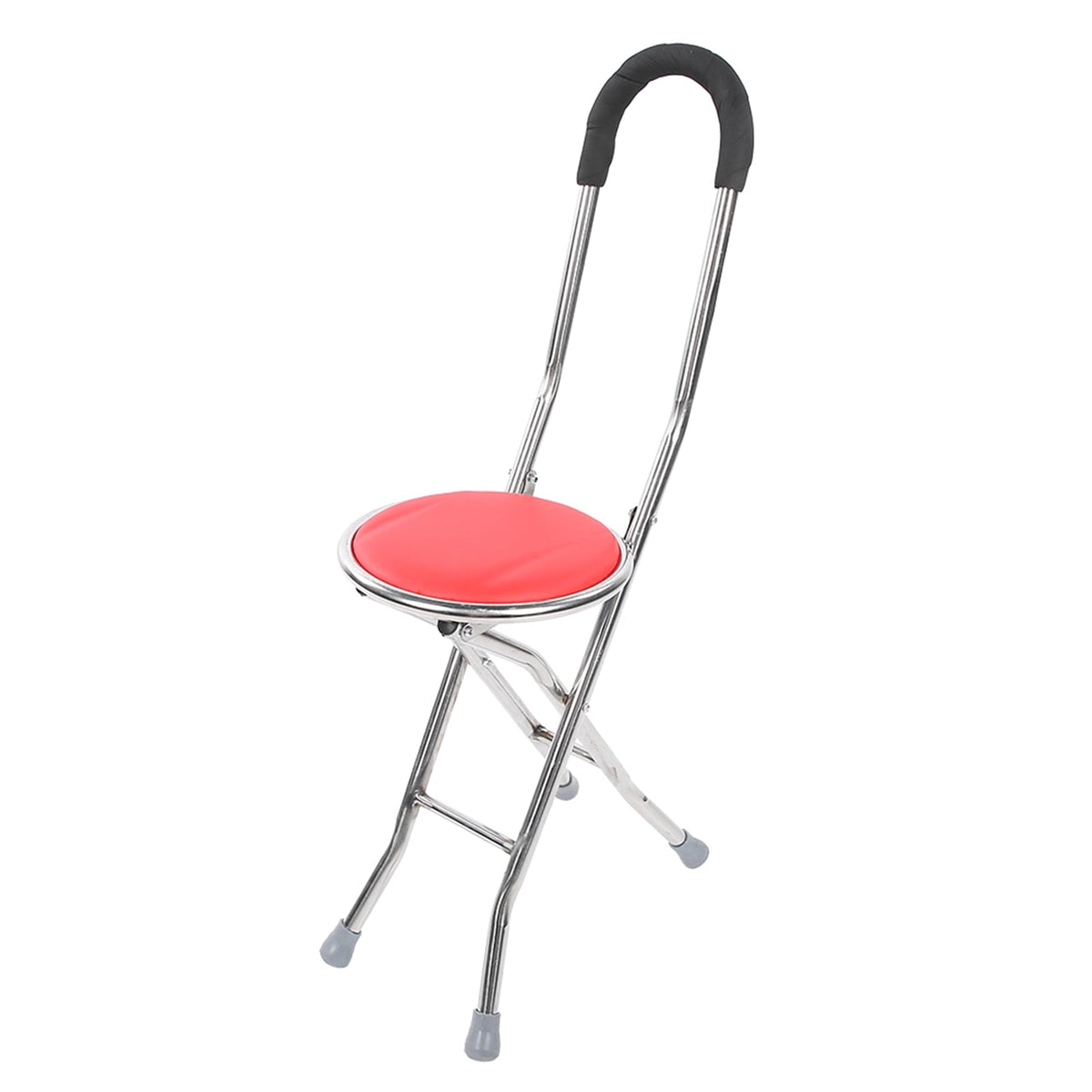 Comfort 2-in-1 Foldable Walking Stick Chair with Seat