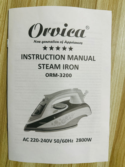 Russian Lot ORVICA Steam Iron 2800W