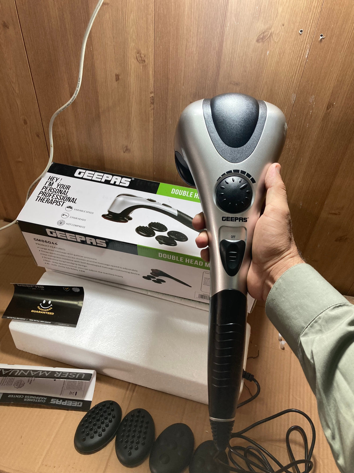 Geepas Dubai Double Head Massager