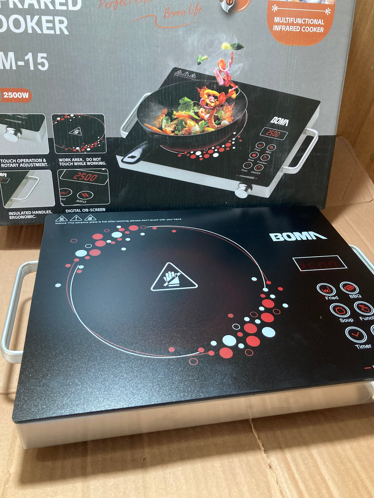 BOMA Germany HotPlate/Infrared Cooker 2500W