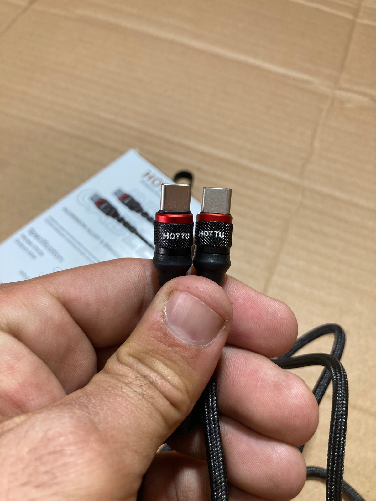 HUTTO 60W PD Fast Charging C-C Data Cable 1 Year Warranty