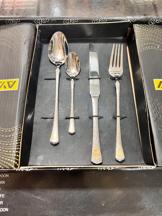 Lot Imported AYD Cutlery Set 24PCs