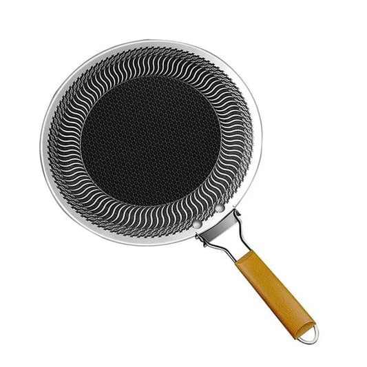 Lot Imported Double Laser Coated HoneyComb Tawa Single Handle