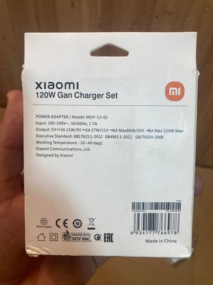 Xiaomi Mi Fast Charging Adapter & Tpye-C Cable 120W