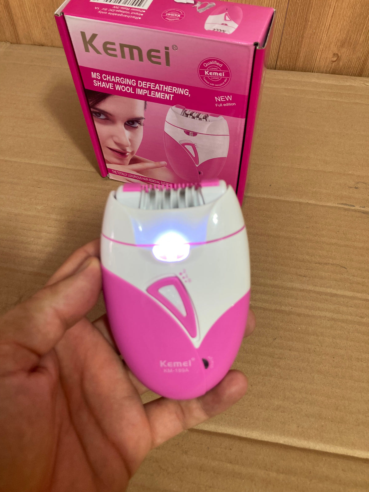 Kemei Rechargeable Hair Epilator