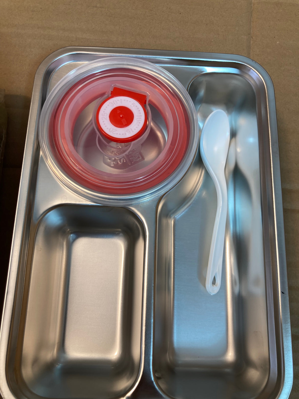 Imported Kids Launch Box with Spoon