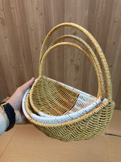 3PCs Fruit Basket with Handle