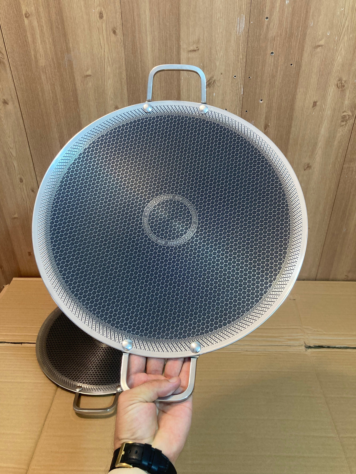 Lot Imported Double Laser Coated HoneyComb Tawa