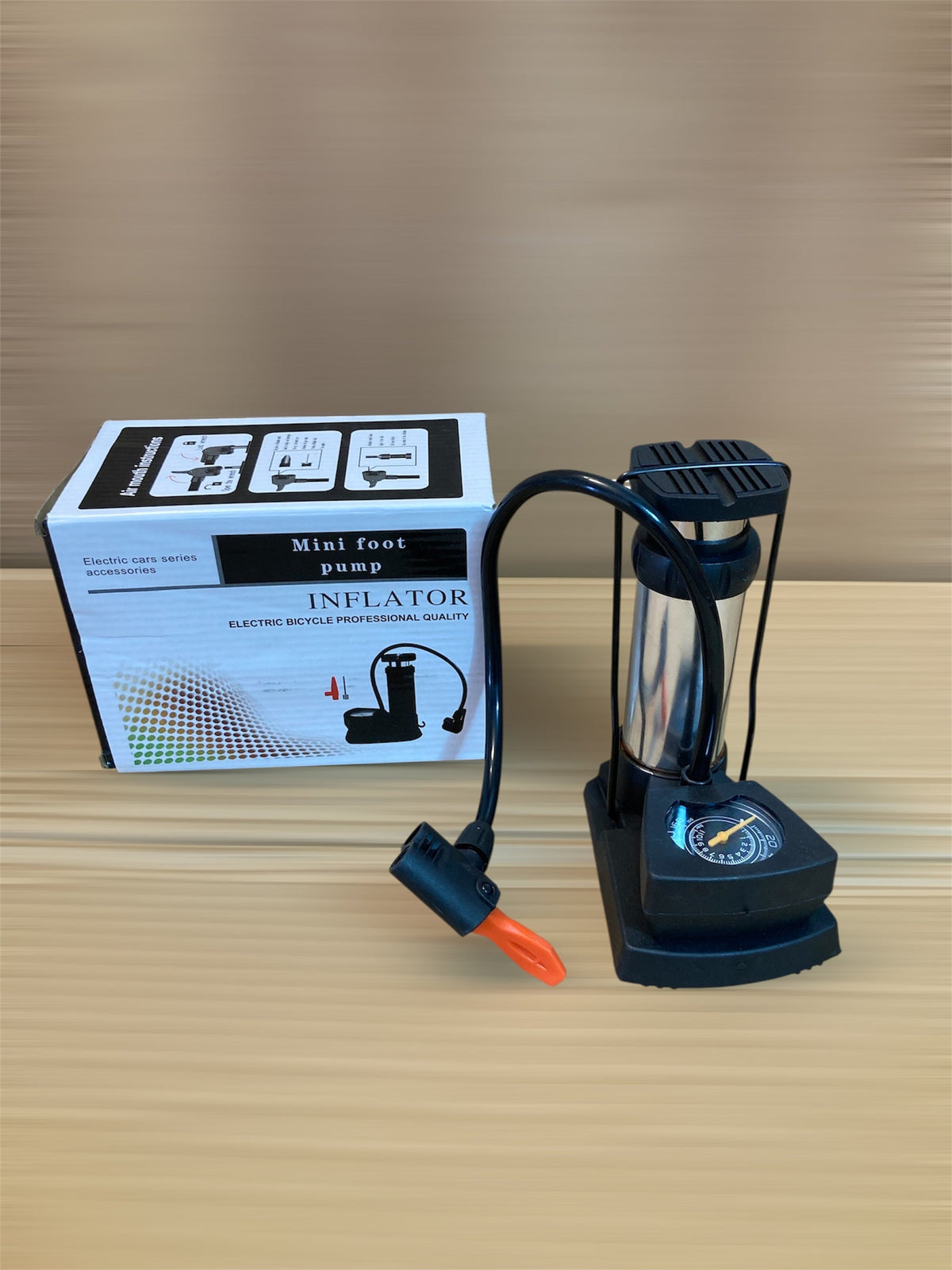 Portable Mini Air Pump for Bike, Car, Motorcycle, and Sports Equipment