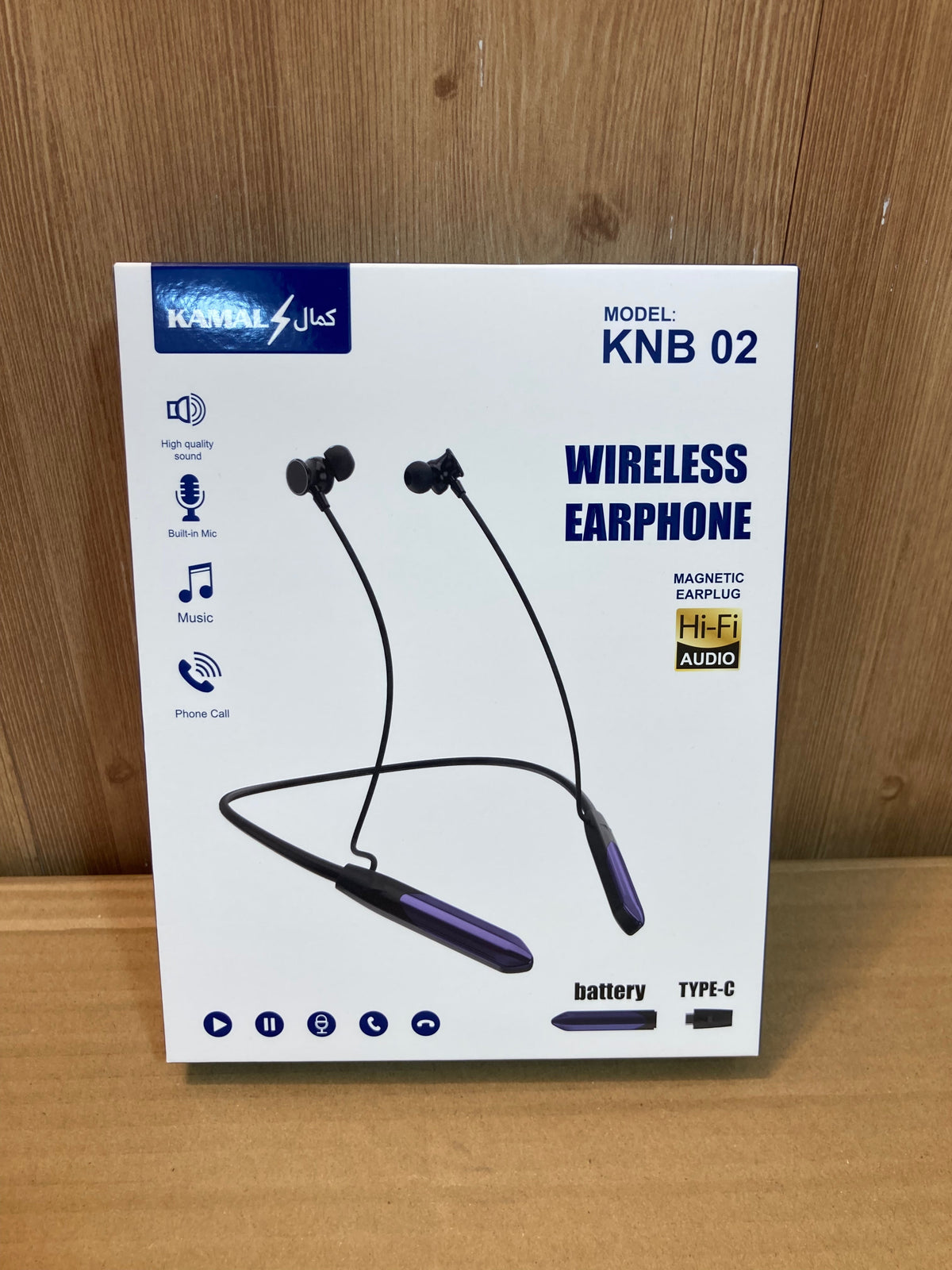 Kamal 5.4 Bluetooth Wireless Neckband - Earphones KNB 02
