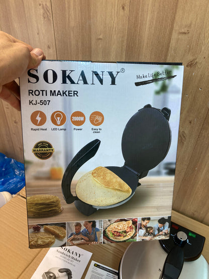 SOKANY Heavy Duty Non-Stick Electric Roti Maker 2000W