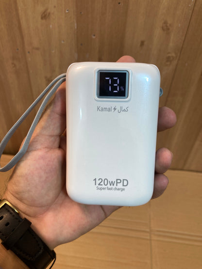 Kamal Ultra Compact Fast Charging Power Bank 120W
