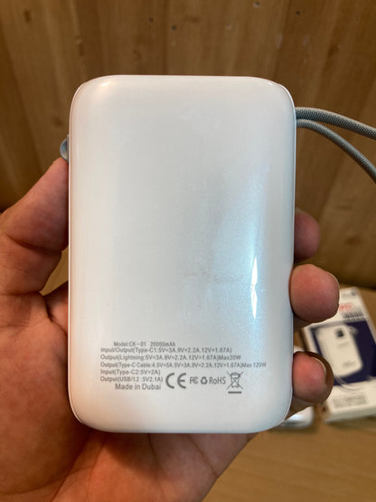 Kamal Ultra Compact Fast Charging Power Bank 120W