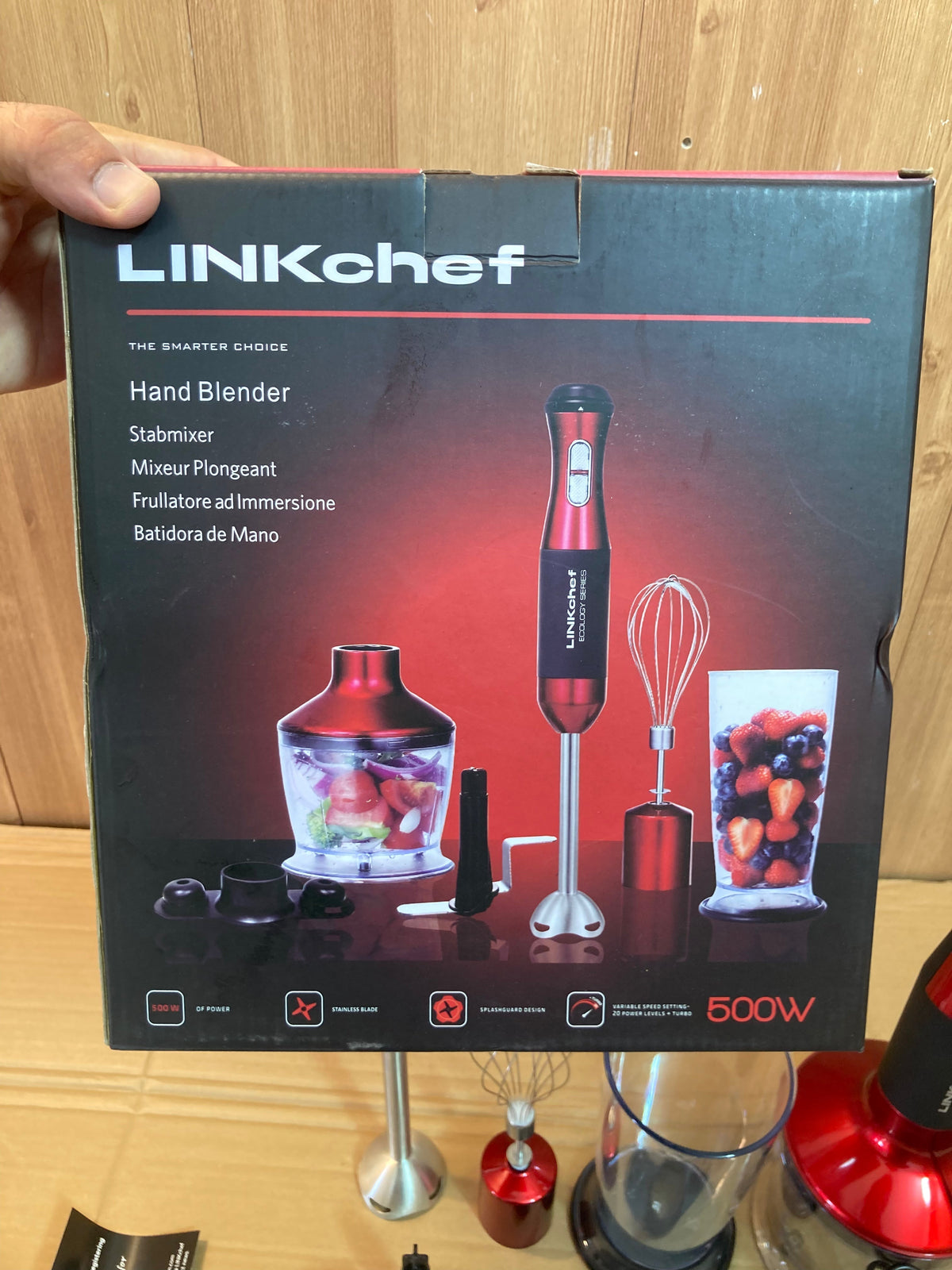 LINKchef 5-in-1 Hand Blender Set 500W