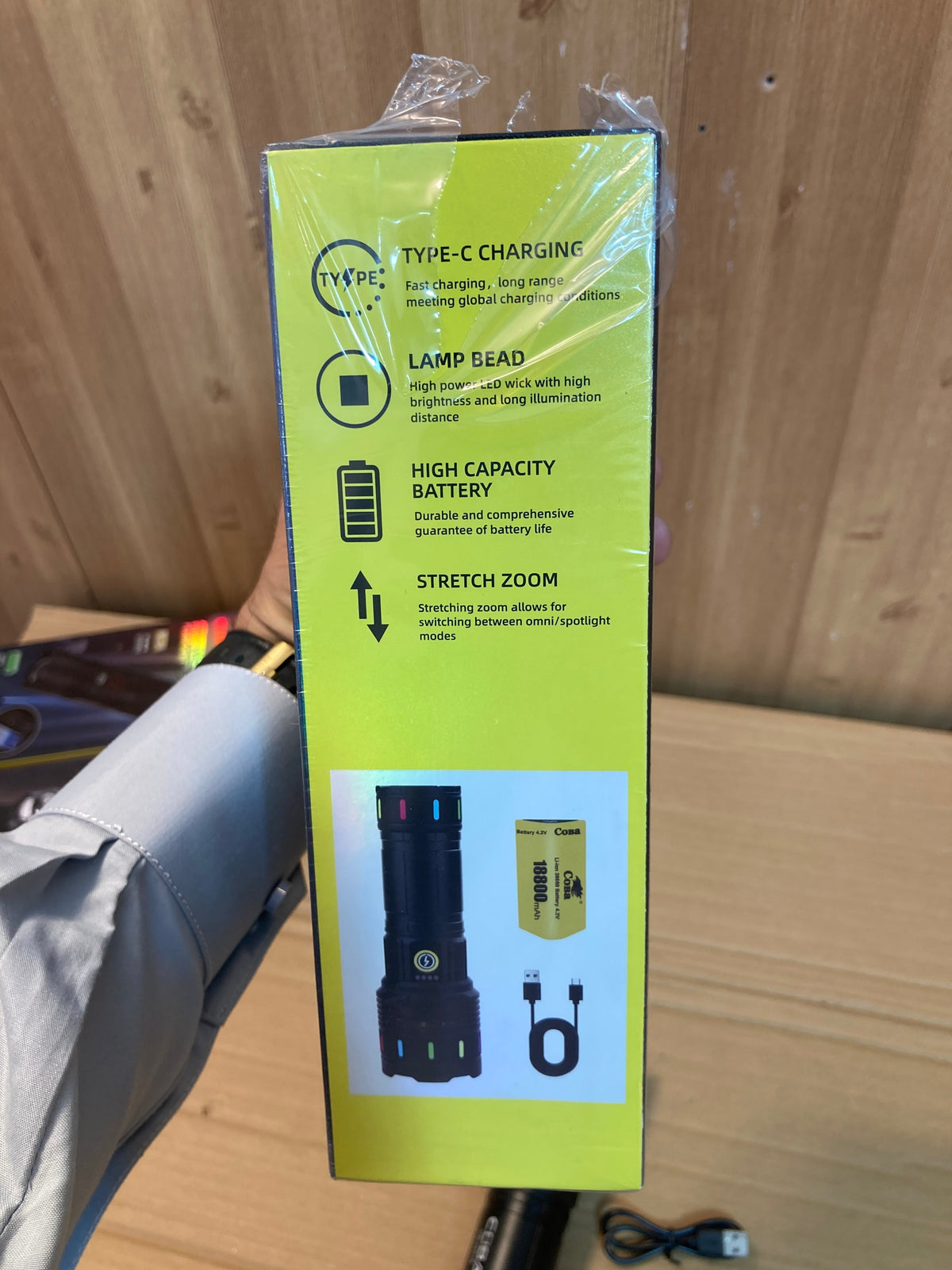 COBA High Beam Led Flashlight-Torch CB-W516