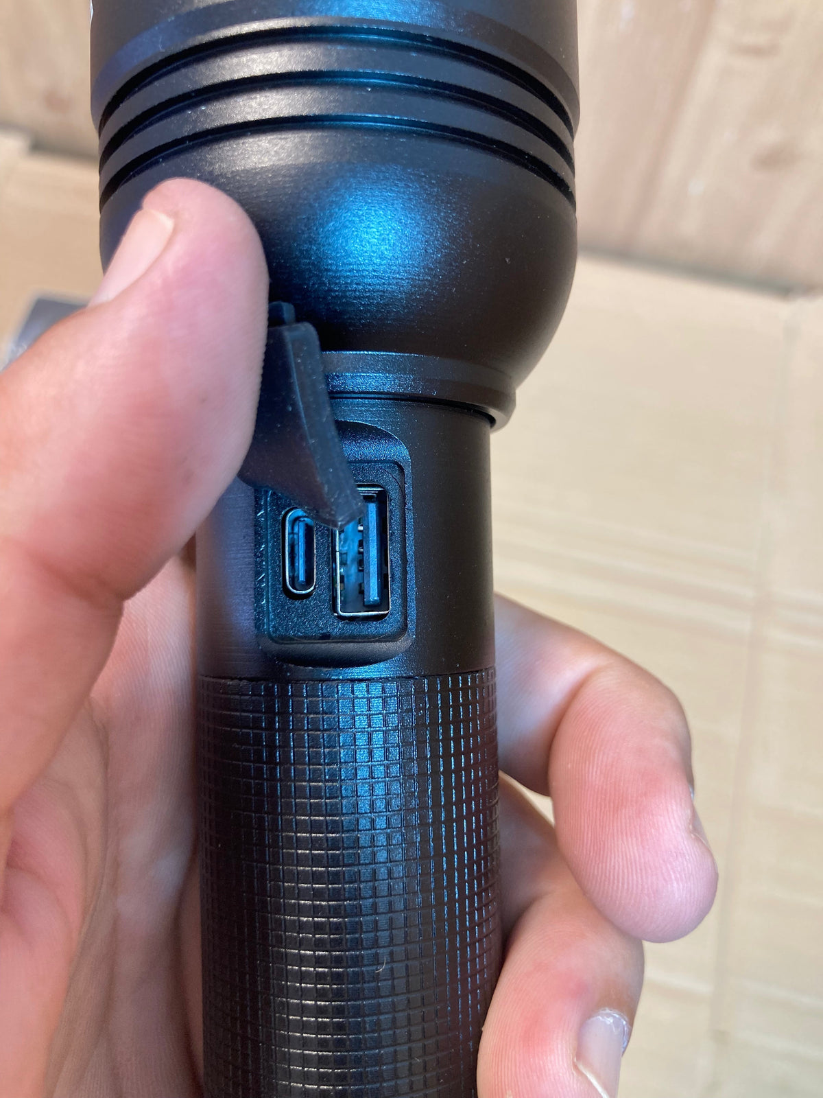 COBA Rechargeable Led Flashlight/Torch CB-2208