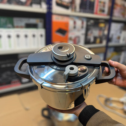 Lot Imported Unique Pro 4+6L Stainless Steel Pressure Cooker With Steamer