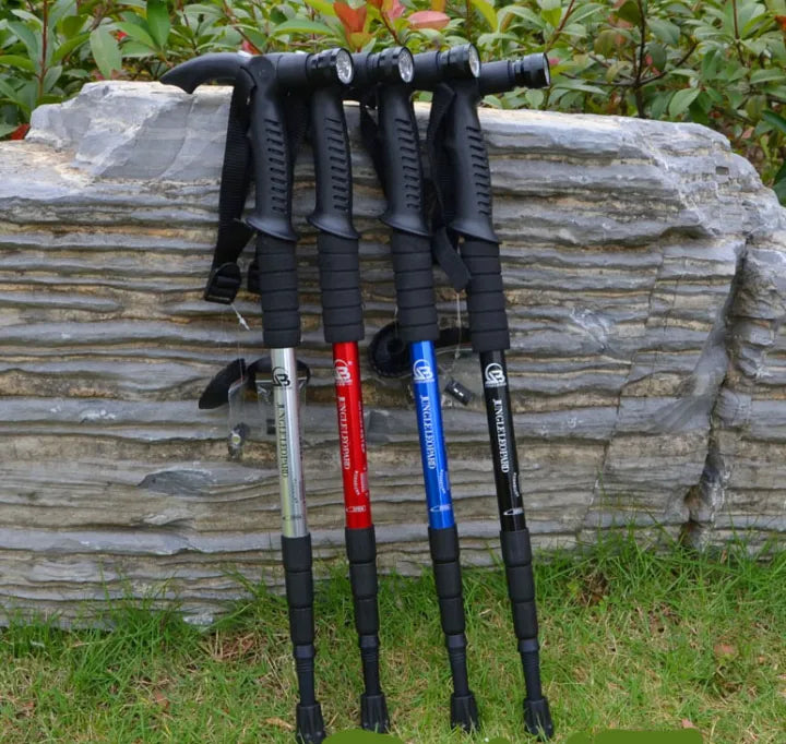 Adjustable Foldable Walking Stick with T-Handle