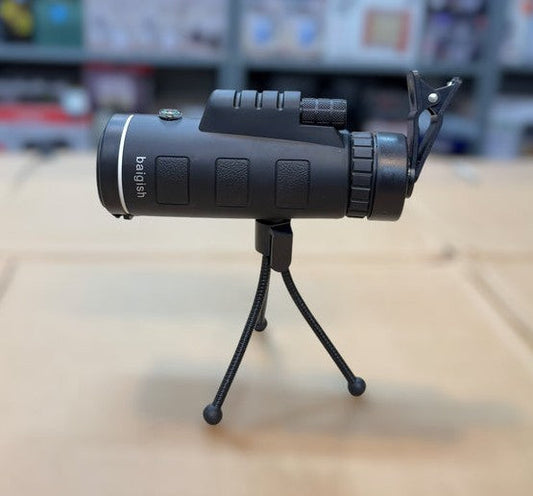 40X60 Zoom Optical Lens Monocular Telescope + Clip + Tripod For Mobile Phone
