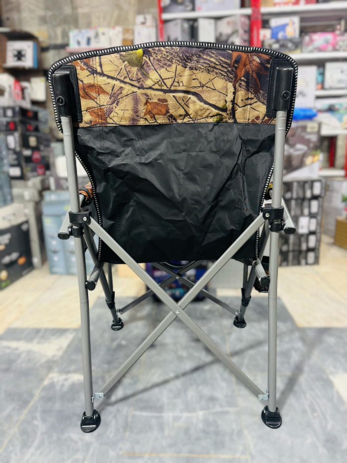 Portable Camping Chair Featuring Cup Holder And Side Pocket