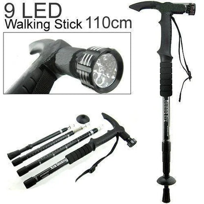 Adjustable Foldable Walking Stick with T-Handle